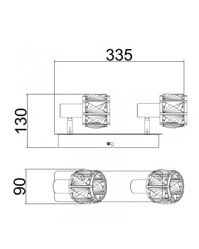 Потолочный светильник Zumaline NIASA CK20181015-2-foto2