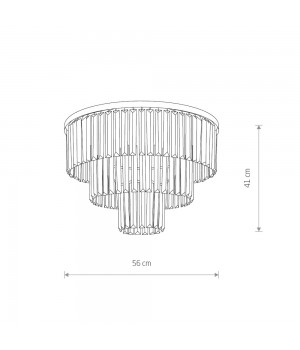 Потолочная люстра Nowodvorski Cristal M 7627-foto3