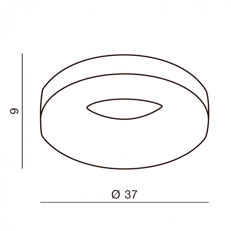 Накладной светильник Azzardo Ring LED AZ2946