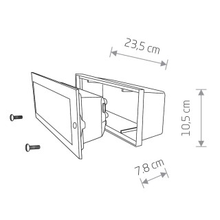 Уличный встраиваемый светильник Nowodvorski Ina 4907-foto2