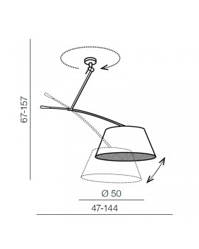 Основание потолочного светильника Azzardo Barcelona AZ2288-foto3