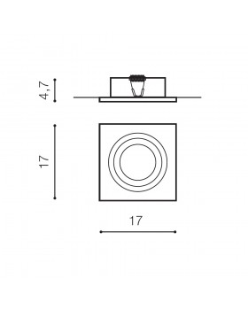 Встраиваемый светильник Azzardo Siro 1 AZ0769-foto2