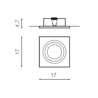 Встраиваемый светильник Azzardo Siro 1 AZ0767-foto2
