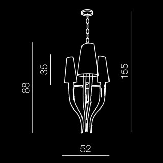 Подвесная люстра Azzardo Diablo 3 AZ1345-foto2