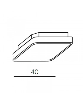Накладной светильник Azzardo Quadro B AZ0203-foto2