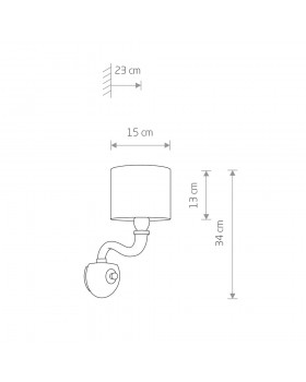 Настенный светильник Nowodvorski Newport 8157-foto3