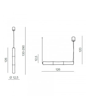 Подвесной светильник Azzardo Bamboo 3 pendant AZ1901-foto5
