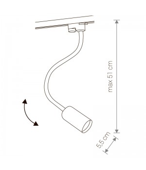 Трековый светильник Nowodvorski Profile Eye Flex 9331-foto2