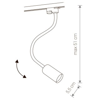 Трековый светильник Nowodvorski Profile Eye Flex 9331-foto2