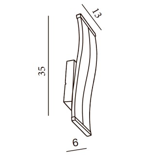 Настенный светильник Azzardo Bertone wall AZ1291-foto2