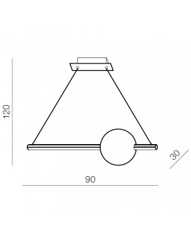 Подвесная люстра Azzardo Sandra AZ3351-foto2