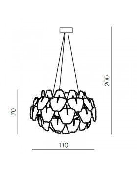 Подвесная люстра Azzardo 3D big AZ0342-foto3