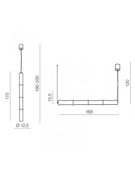 Подвесной светильник Azzardo Bamboo 4 pendant AZ1902-foto5