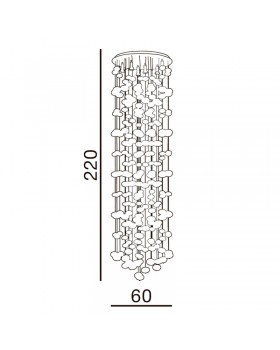 Подвесная люстра Azzardo Luvia 220 XXL AZ1296-foto2