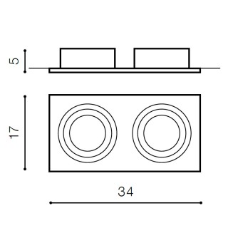 Встраиваемый светильник Azzardo Siro 2 AZ0772-foto2