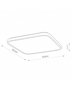Потолочный cветильник Nowodvorski Agnes Square Led 8136-foto2
