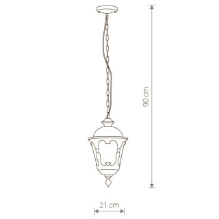 Уличный подвесной светильник Nowodvorski Tybr 4684-foto2