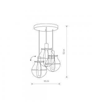 Потолочная люстра Nowodvorski Manufacture 9740-foto3