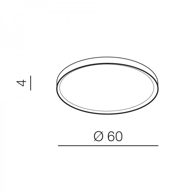 Потолочная люстра Azzardo Thin Round CCT AZ3431