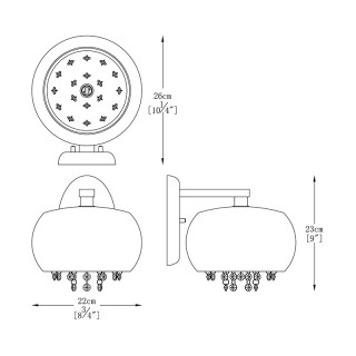 Бра Zumaline VISTA W0076-01E-F4GQ-foto2