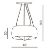 Подвесная люстра Azzardo Cosmo AZ0846