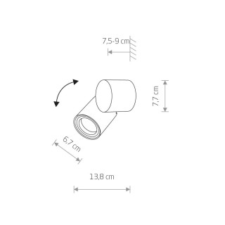 Уличный настенный светильник Nowodvorski Tubings S 8160-foto3
