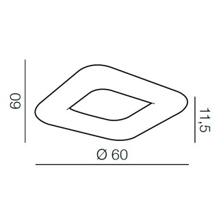 Подвесной светильник Azzardo Donut Sq Pendant 60 CCT AZ2667-foto4