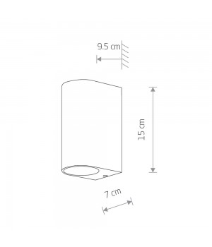 Уличный настенный светильник Nowodvorski Nico 9517-foto7
