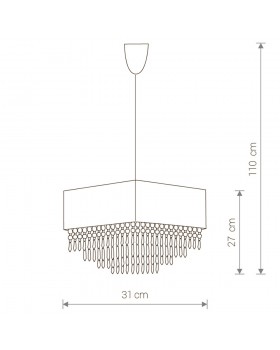 Подвесная люстра Nowodvorski Modena 4014-foto2