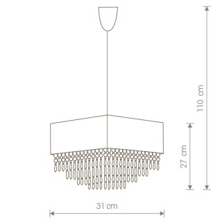 Подвесная люстра Nowodvorski Modena 4014-foto2