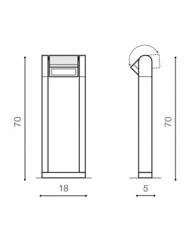 Уличный светильник Azzardo Frame 70 AZ2130-foto2