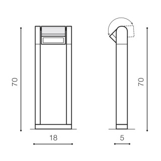 Уличный светильник Azzardo Frame 70 AZ2130-foto2