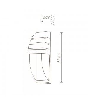 Уличный настенный светильник Nowodvorski Mistral 3393-foto2