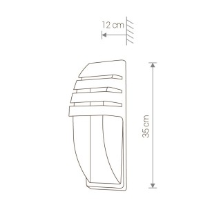 Уличный настенный светильник Nowodvorski Mistral 3393-foto2