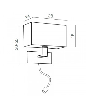 Настенный светильник Azzardo Martens wall LED AZ1558-foto2