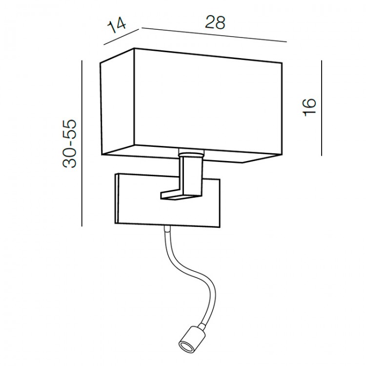 Настенный светильник Azzardo Martens wall LED AZ1558