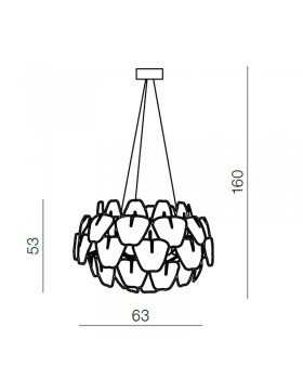 Подвесная люстра Azzardo 3D AZ0314-foto2