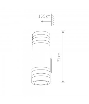 Уличный настенный светильник Nowodvorski Sierra 4422-foto2
