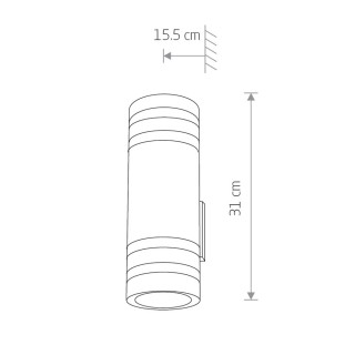 Уличный настенный светильник Nowodvorski Sierra 4422-foto2