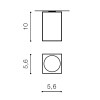 Накладной светильник Azzardo Mini Square AZ1382