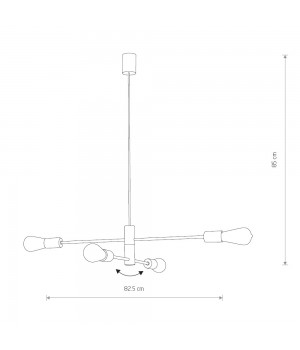 Потолочная люстра Nowodvorski Rotor 7935-foto3