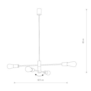 Потолочная люстра Nowodvorski Rotor 7935-foto3
