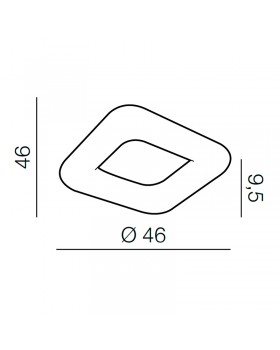 Подвесной светильник Azzardo Donut Sq Pendant 46 CCT AZ2666-foto4