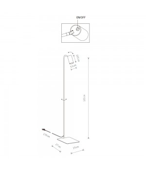 Торшер Nowodvorski Mono 7704-foto2
