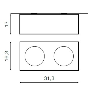 Накладной светильник Azzardo Paulo 2 230V AZ2881-foto2