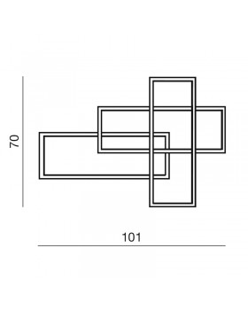 Настенный светильник Azzardo Quadratus Wall dimm AZ2994-foto3