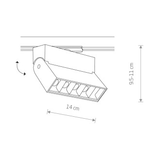 Трековый светильник Nowodvorski Profile Focus Led 7618-foto2