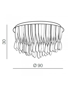 Потолочная люстра Azzardo Jewel 90 AZ1661-foto2