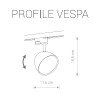 Трековый светильник Nowodvorski Profile Vespa 9323