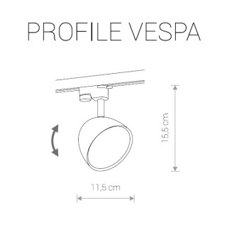 Трековый светильник Nowodvorski Profile Vespa 9323-foto2
